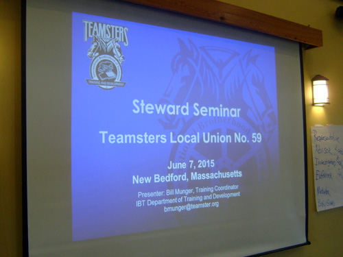 Stewards Participate At Teamsters 59 Seminar
