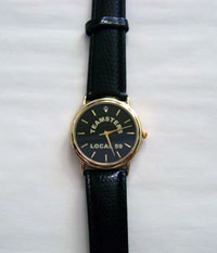 Mens' Black Teamsters Watch