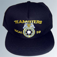 Teamsters Union Local No. 59 Black Hat (Baseball Style)